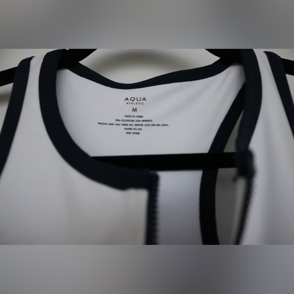 NWT- Aqua- Racerback Short Liner Dress- Size Medium - Picture 4 of 6